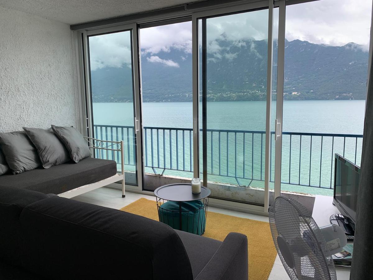Le Lamartine, Vue Magnifique Face Au Lac Du Bourget Aix-les-Bains Zewnętrze zdjęcie