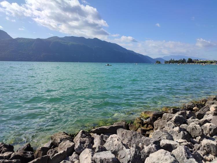 Le Lamartine, Vue Magnifique Face Au Lac Du Bourget Aix-les-Bains Zewnętrze zdjęcie